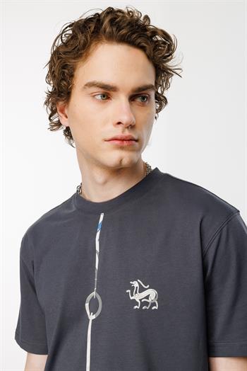 Key to Valhallah Regular Tshirt - Koyu Füme