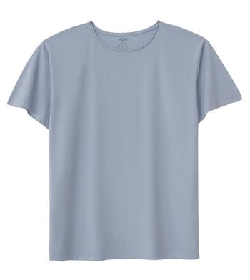 Regular Loose Yaka Tshirt - Açık Mavi