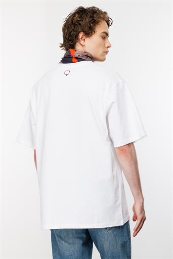 Mith of Stones Oversize Tshirt - Beyaz