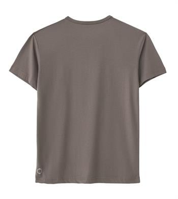 Regular Bisiklet Yaka Tshirt - Vizon