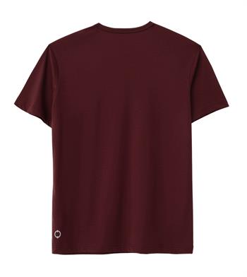 Regular Bisiklet Yaka Tshirt - Bordo
