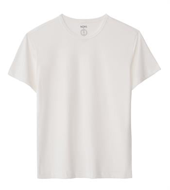 Regular Bisiklet Yaka Tshirt - Beyaz