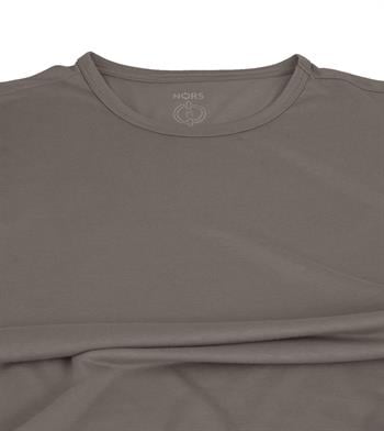 Regular Bisiklet Yaka Tshirt - Vizon