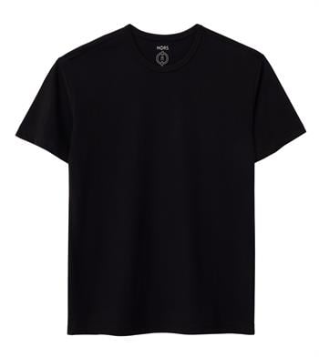 Regular Bisiklet Yaka Tshirt - Siyah