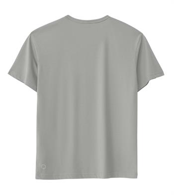 Regular Bisiklet Yaka Tshirt - Açık Gri