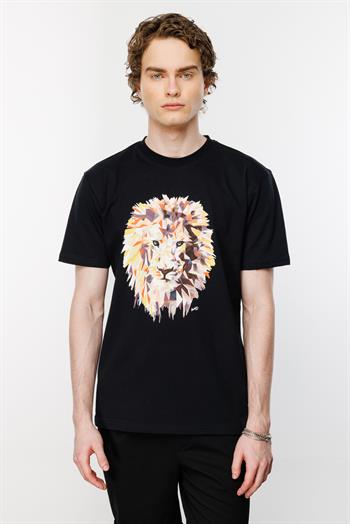 Roar Lion Regular Tshirt - Siyah