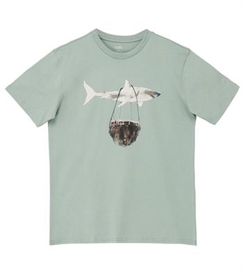 Shark Flys Regular Tshirt - Mint Yeşili