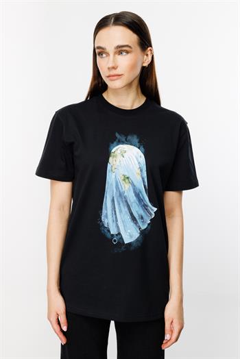 Universe is Calling Regular Tshirt - Siyah