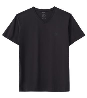 Regular V Yaka Tshirt - Antrasit