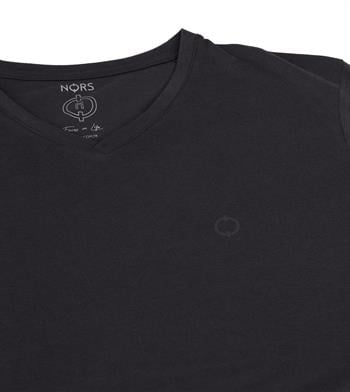 Regular V Yaka Tshirt - Antrasit