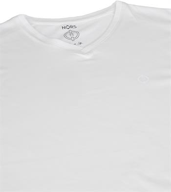 Regular V Yaka Tshirt - Beyaz