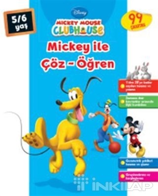 Mickey Mouse Clubhouse - Mickey ile Çöz - Öğren (5-6 Yaş)