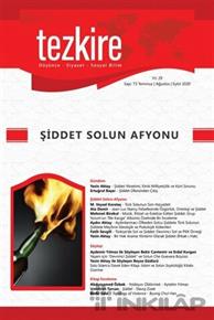 Tezkire Dergisi Sayı: 73 Temmuz-Ağustos-Eylül 2020