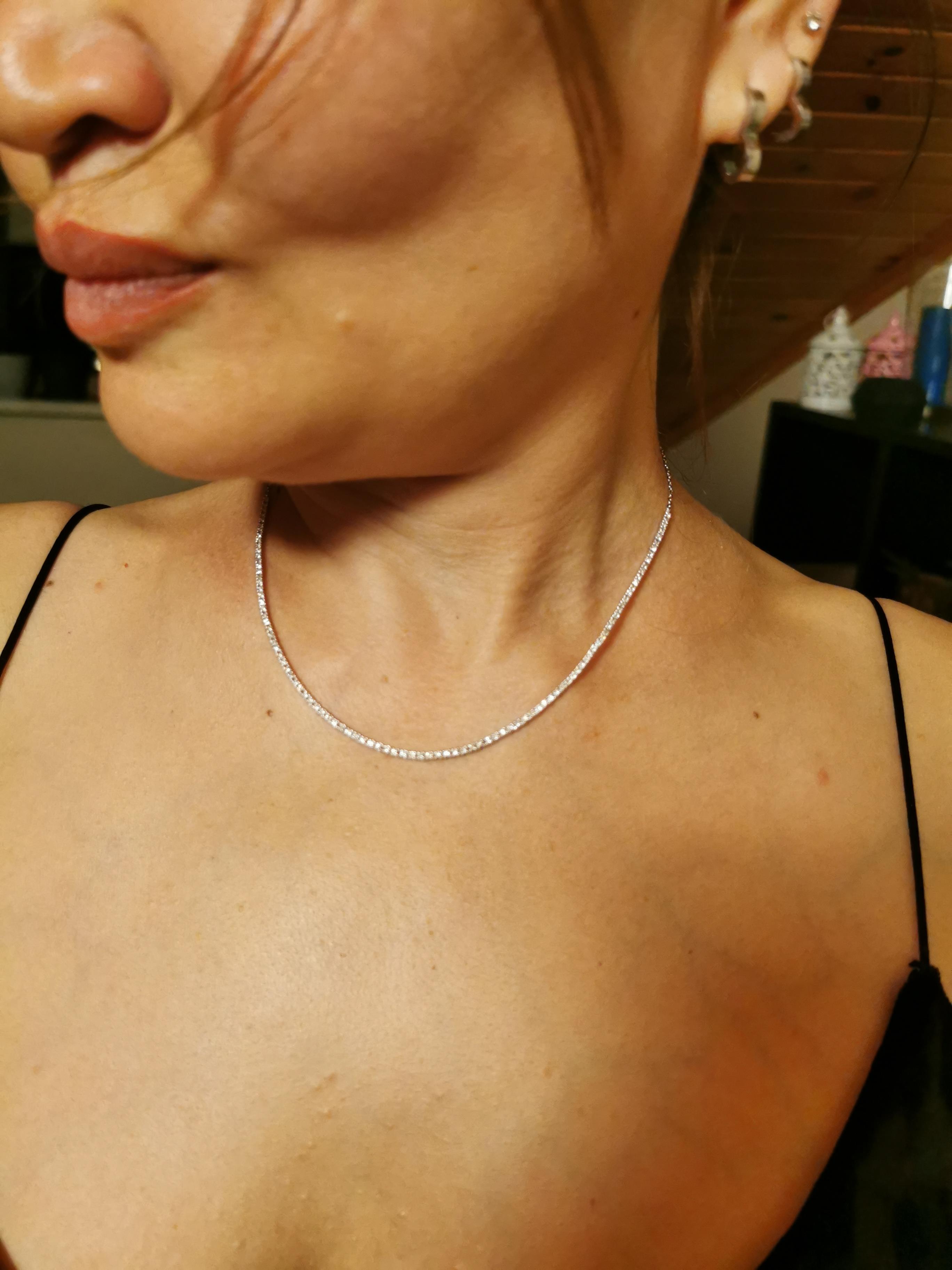 1.10 Karat Pırlanta Suyolu Kolye