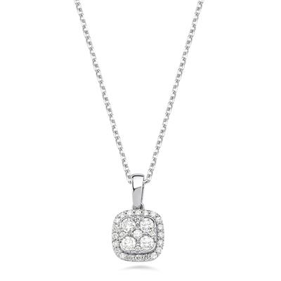 0.33 Karat Pırlanta Coronet Kolye