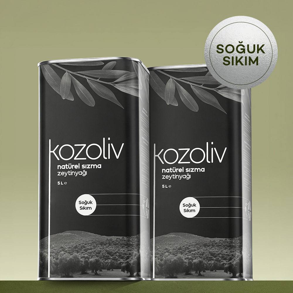 Soğuk Sıkım Natürel Sızma Zeytinyağı 2'li 5 LT  Soğuk Sıkım Natürel Sızma Zeytinyağı