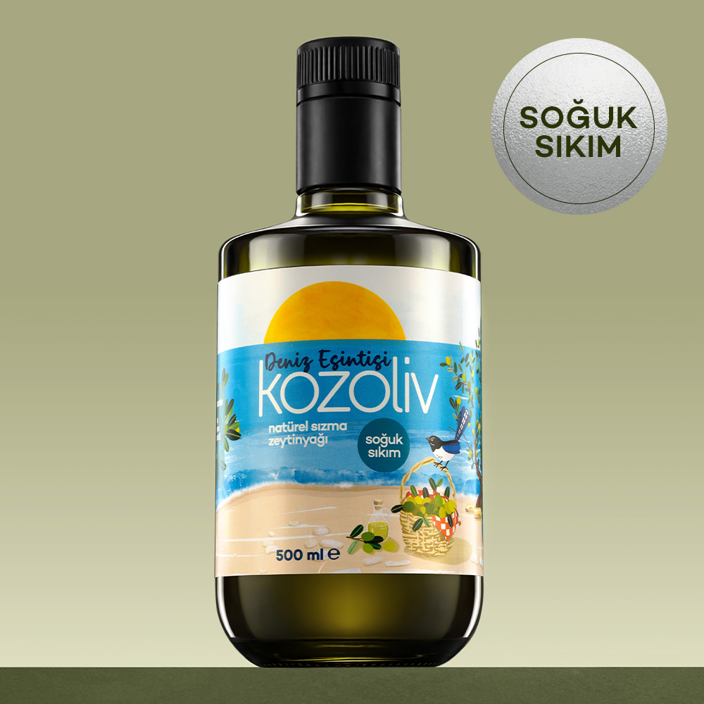 Yumuşak İçim Soğuk Sıkım Zeytinyağı - Anne & Bebek & Çocuk - Deniz Esintisi 500ml Soğuk Sıkım Natürel Sızma Zeytinyağı