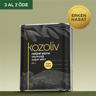 Erken Hasat Soğuk Sıkım Zeytinyağı 2 LT Erken Hasat Natürel Sızma Zeytinyağı