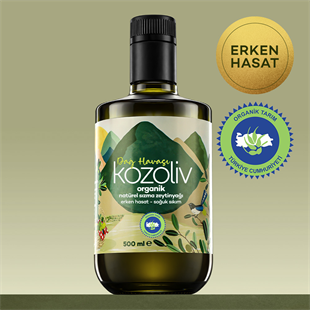 Organik Erken Hasat Soğuk Sıkım Zeytinyağı - İçimlik - Anne & Bebek & Çocuk - Dağ Havası 500ml Erken Hasat Natürel Sızma Zeytinyağı