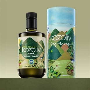 Organik Erken Hasat Soğuk Sıkım Zeytinyağı - İçimlik - Anne & Bebek & Çocuk - Dağ Havası Hediye Kutulu 500ml  Erken Hasat Natürel Sızma Zeytinyağı