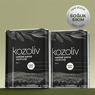 Soğuk Sıkım Natürel Sızma Zeytinyağı 2'li 2 LT Soğuk Sıkım Natürel Sızma Zeytinyağı