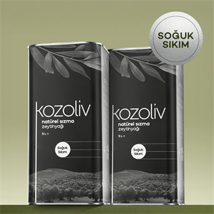 Soğuk Sıkım Natürel Sızma Zeytinyağı 2'li 5 LT  Soğuk Sıkım Natürel Sızma Zeytinyağı