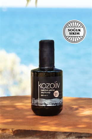 Soğuk Sıkım Natürel Sızma Zeytinyağı 250 ML Cam Şişe Soğuk Sıkım Natürel Sızma Zeytinyağı