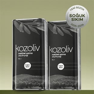 Soğuk Sıkım Natürel Sızma Zeytinyağı 2'li 5 LT  Soğuk Sıkım Natürel Sızma Zeytinyağı