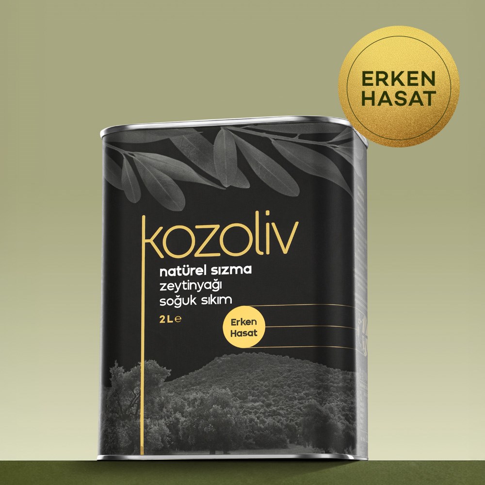2025-26 Yeni Sezon Erken Hasat Soğuk Sıkım Zeytinyağı 2 LT Erken Hasat Natürel Sızma Zeytinyağı