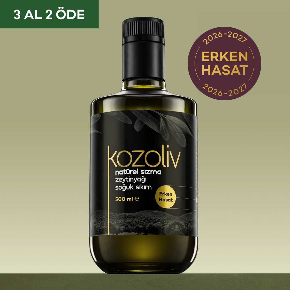 2026-2027 Erken Hasat Soğuk Sıkım Zeytinyağı 500ml Cam Şişe Yeni Mahsul Erken Hasat Natürel Sızma Zeytinyağı