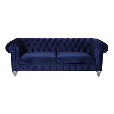 3A NEW DARK BLUE CHESTERFİELD