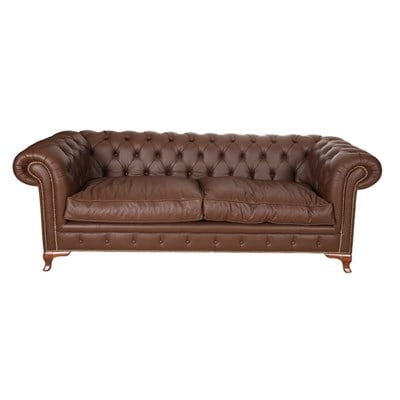 3A Mobilya Arts Chesterfield Gerçek Deri