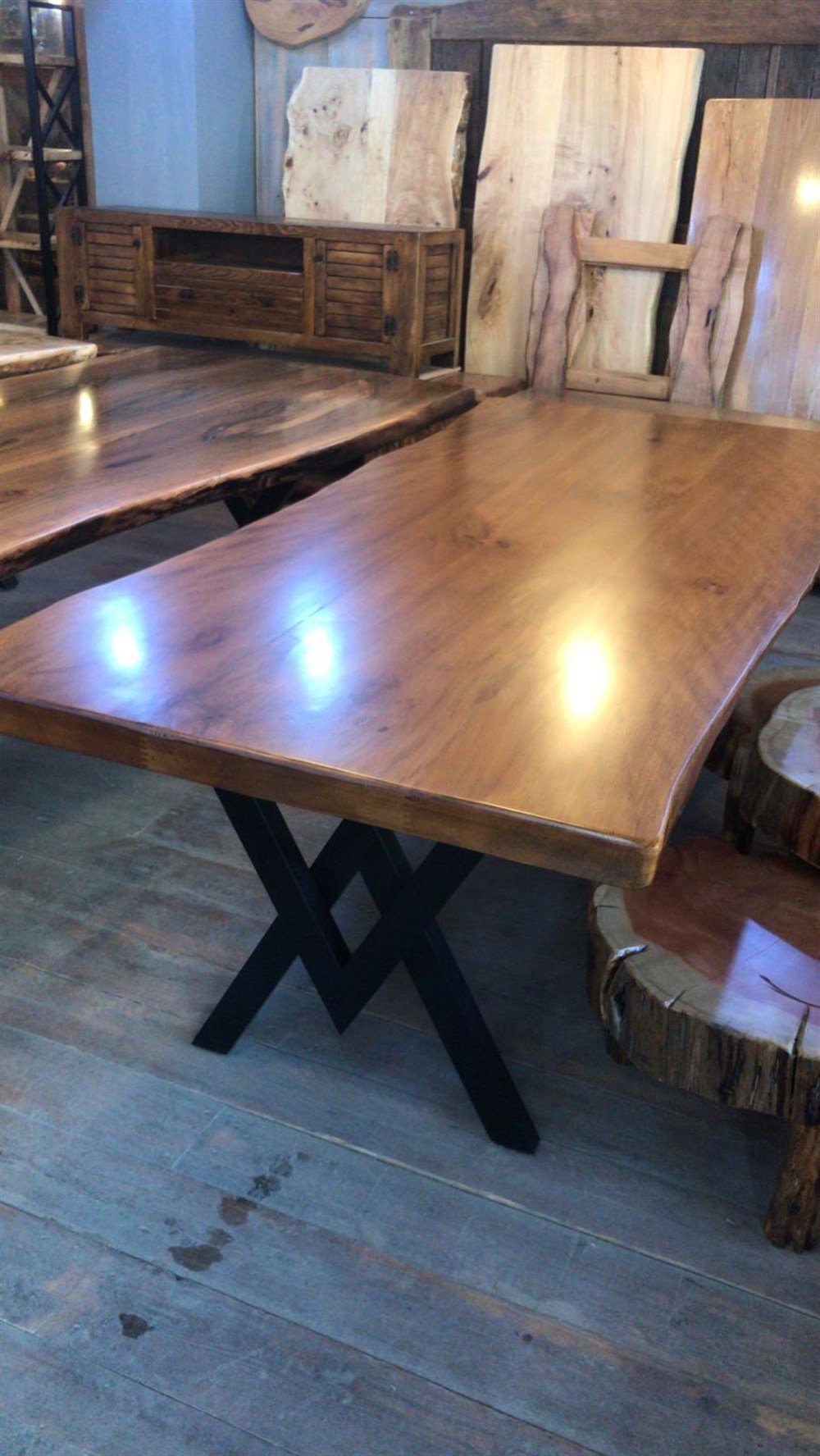 3A MOBİLYA  ÇINAR AĞACI DOĞAL MASA 