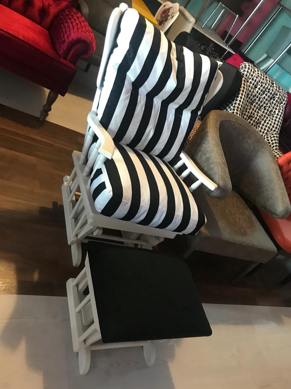 3A MOBİLYA BLACK AND WHİTE BERJER