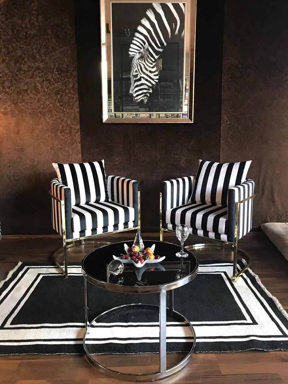 3A MOBİLYA GOLD & BLACK BERJER