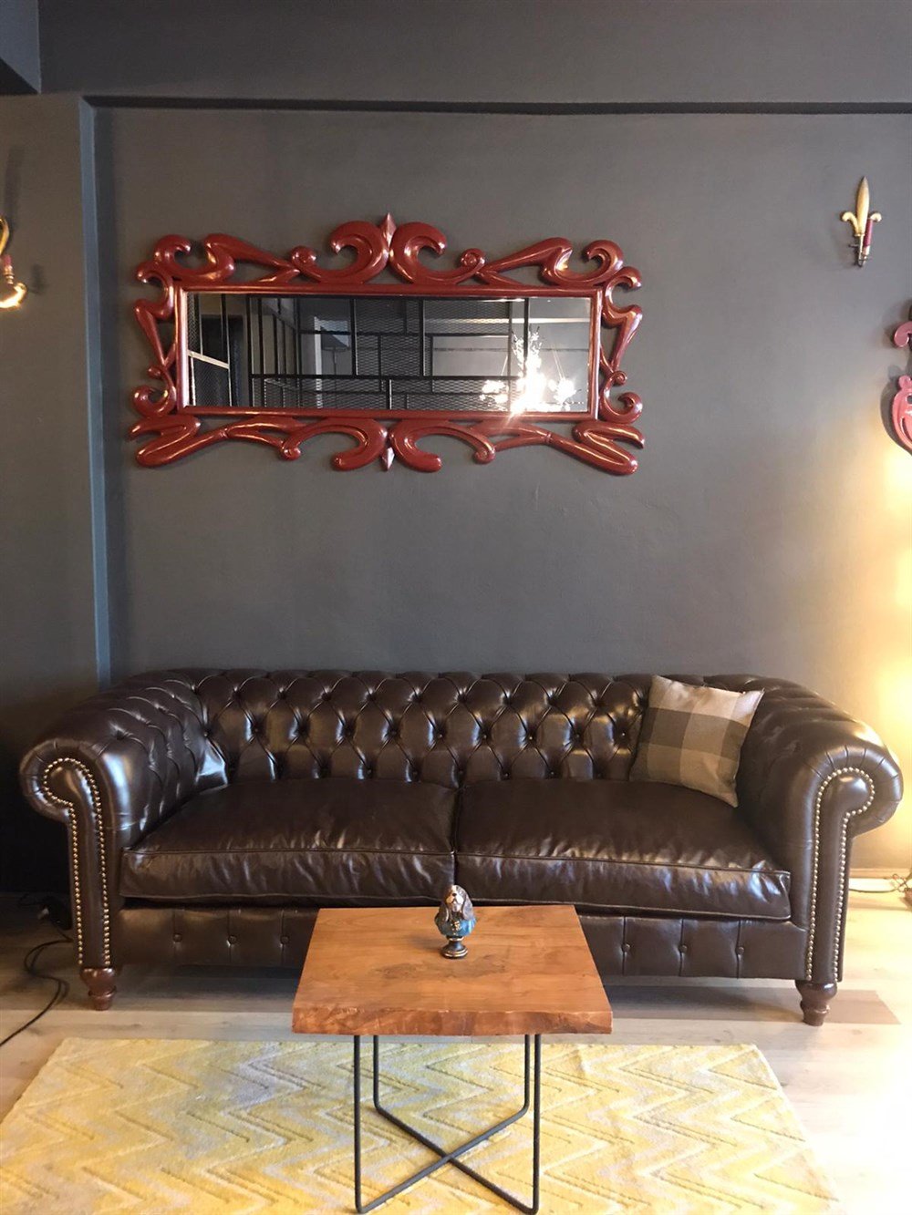 3A Mobilya Hakiki Deri Swensea Chesterfield