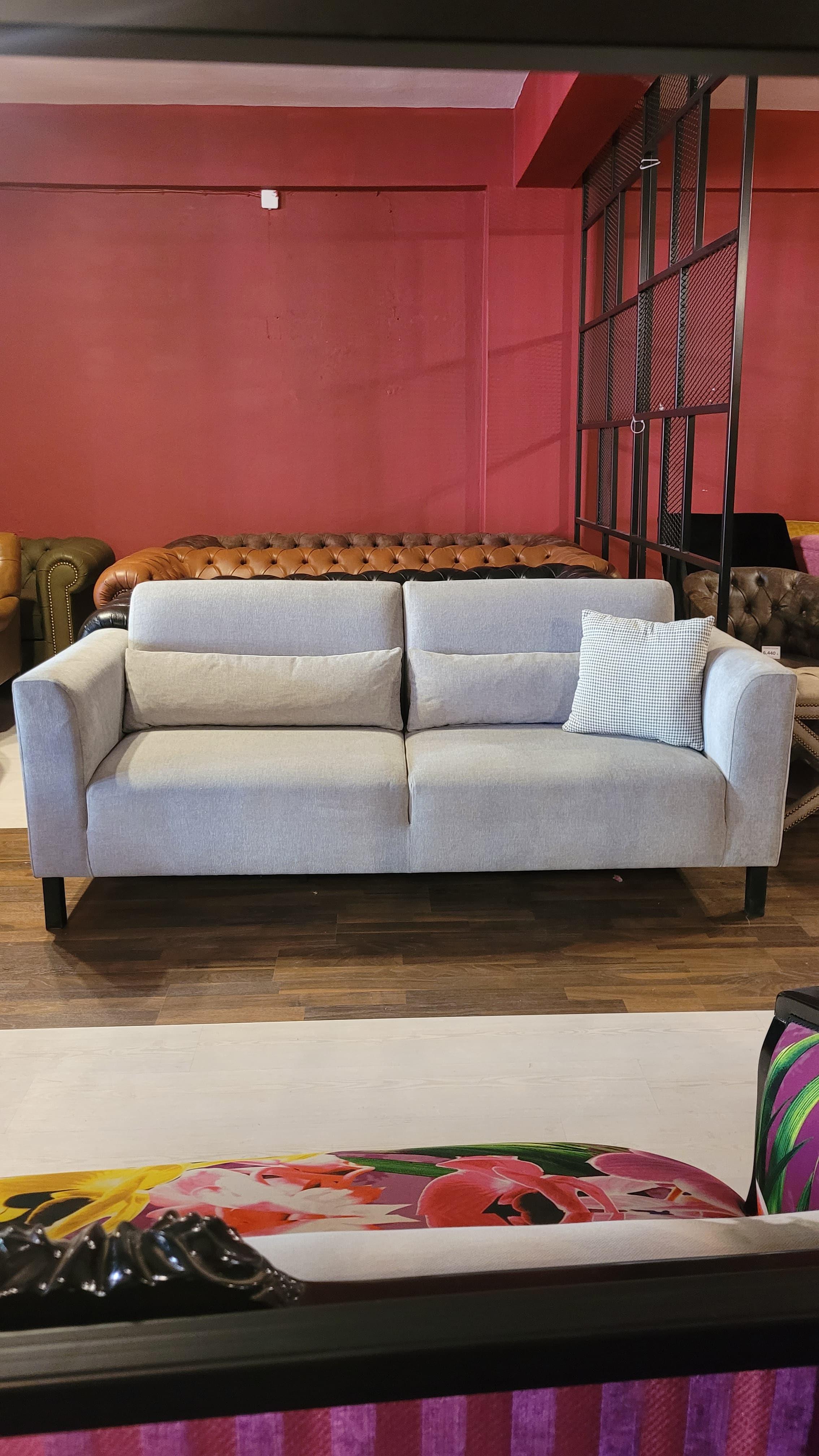 3A MOBİLYA MODERN KETEN KANEPE 