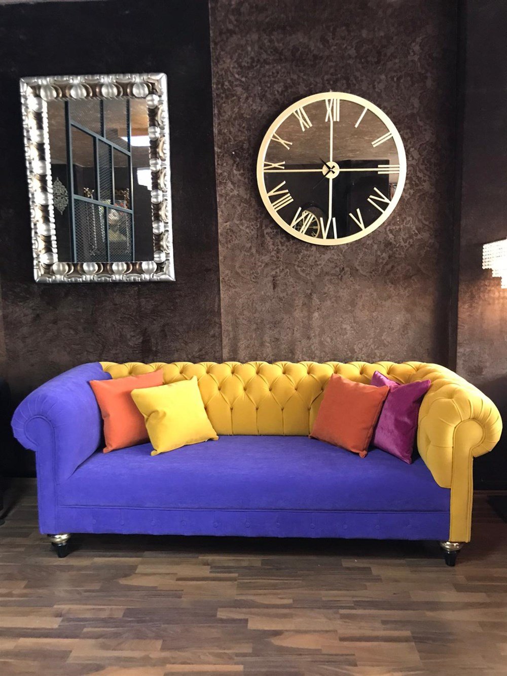 3A MOBİLYA PURPLE NEW MODERN CHESTERFİELD