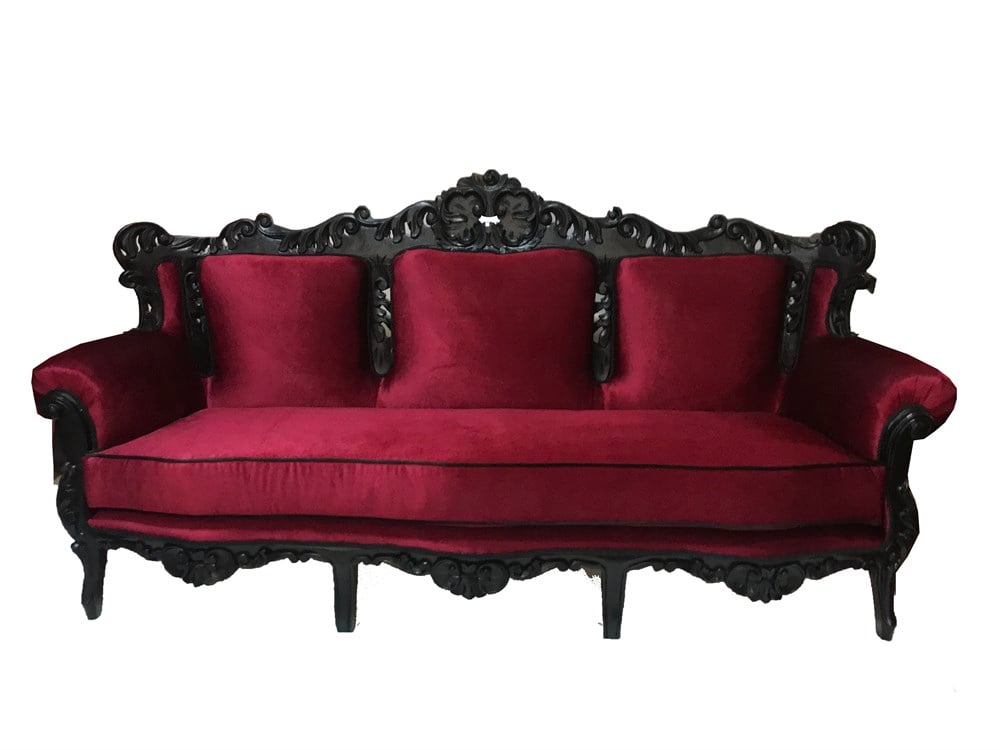 3A MOBİLYA WİNE RED KLASİK KANEPE