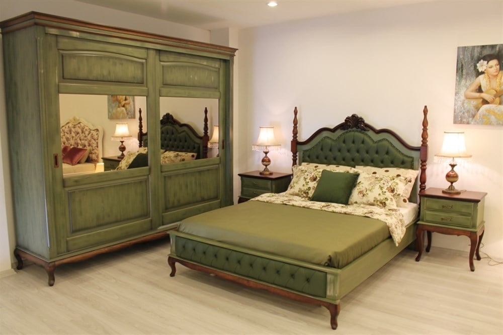 3A MOBİLYA WORD OF GREEN YATAK ODASI TAKIMI