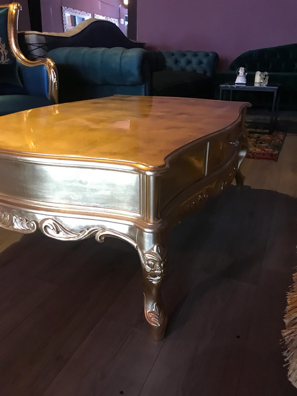 3A MOBİLYA YAPRAK VARAK ORTA SEHPA