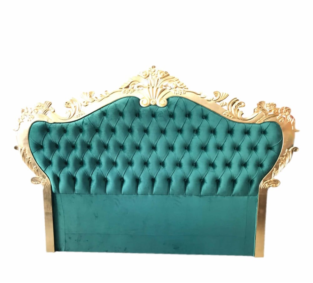 3A Mobilya Zümrüt Yeşili Yatak Başı