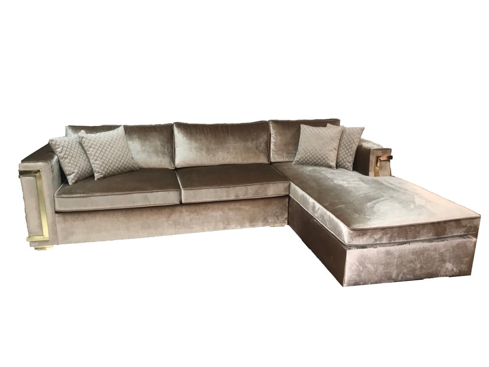 3A SHİNE GOLD L KANEPE KÖŞE KOLTUK