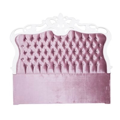 3A Mobilya Pudra Pembesi Oymalı Luxory Yatakbaşı