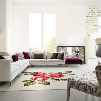 3A Mobilya Modern White L Kanepe-White