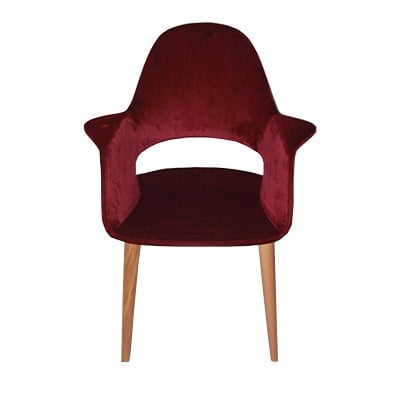 3A Mobilya Winged Sandalye Bordo