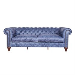 3A Mobilya Gerçek Deri Pisa Chesterfield