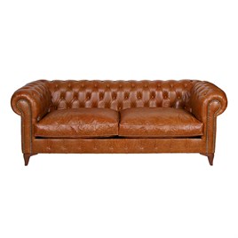 3A Mobilya Hakiki Deri Newcastle Chesterfield