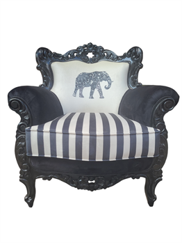 3A MOBİLYA DİGİTAL BLACK RETRO BERJER 