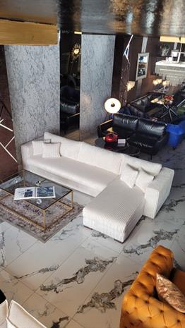 3A MOBİLYA WHİTE WORD L KANEPE 